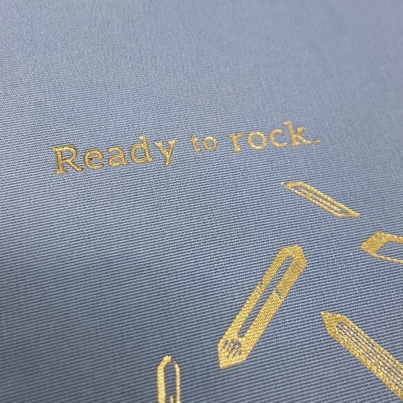 DESIGNWORKS INK | Cloth Covered Spiral Bound Notepad - "Ready To Rock" - Picture 5 of 8